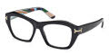 Emilio Pucci EP5264 Shiny Black / Black/Texture (005) Eyeglasses - Color Image
