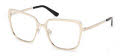 Emilio Pucci EP5268 Shiny Pale Gold (032) Eyeglasses - Color Image