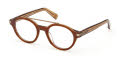 Ermenegildo Zegna EZ5327 Shiny Light Brown (045) Eyeglasses - Color Image