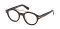 Ermenegildo Zegna EZ5327 Shiny Dark Brown (048) Eyeglasses - Color Image