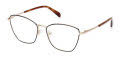 Emilio Pucci EP5243 Shiny Pale Gold (005) Eyeglasses - Color Image