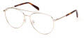 Emilio Pucci EP5254 Shiny Pale Gold (032) Eyeglasses - Color Image