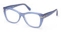 Emilio Pucci EP5257 Shiny Light Blue (090) Eyeglasses - Color Image