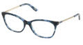 Guess GU50163 Shiny Blue (090) Eyeglasses - Color Image