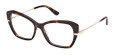Guess GU50183 Dark Havana (052) Eyeglasses - Color Image