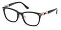 Guess GU50203-D Shiny Black (001) Eyeglasses - Color Image