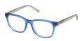 Skechers Kids SE50040 Shiny Blue (090) Eyeglasses - Color Image