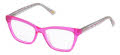 Skechers Kids SE50043 Shiny Dark Pink (075) Eyeglasses - Color Image