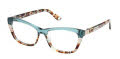 Guess GM50010 Shiny Turquoise (087) Eyeglasses - Color Image