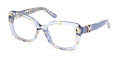 Guess GM50027 Shiny Blue (092) Eyeglasses - Color Image