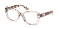 Guess GM50027 Shiny Dark Brown (050) Eyeglasses - Color Image