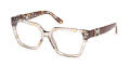 Guess GM50028 Shiny Dark Brown (050) Eyeglasses - Color Image