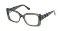 Guess GU50322 Shiny Dark Green (096) Eyeglasses - Color Image
