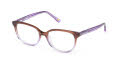 Skechers Kids SE50114 Light Brown / Gradient / Shiny Violet (047) Eyeglasses - Color Image
