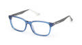 Skechers Kids SE50117 Shiny Blue / Matte Grey (090) Eyeglasses - Color Image