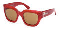 Emilio Pucci EP0215 Shiny Bordeaux / Brown Lens (69E) Sunglasses - Color Image