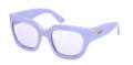 Emilio Pucci EP0215 Shiny Lilac / Blue Lens (78V) Sunglasses - Color Image