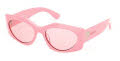 Emilio Pucci EP0216 Shiny Light Pink / Bordeaux Lens (72S) Sunglasses - Color Image