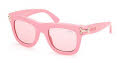 Emilio Pucci EP0222 Shiny Light Pink / Bordeaux Lens (72S) Sunglasses - Color Image