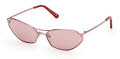 Emilio Pucci EP0224 Shiny Light Pink / Bordeaux Mirror Lens (72U) Sunglasses - Color Image
