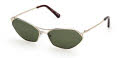 Emilio Pucci EP0224 Shiny Pale Gold / Green Lens (32N) Sunglasses - Color Image