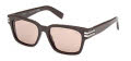 Ermenegildo Zegna EZ0237 Shiny Dark Brown (48E) Sunglasses - Color Image