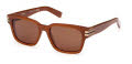 Ermenegildo Zegna EZ0237 Shiny Light Brown (45E) Sunglasses - Color Image