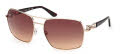 Guess GU00159 Shiny Pale Gold (33F) Sunglasses - Color Image
