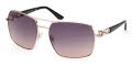 Guess GU00159 Shiny Rose Gold (28B) Sunglasses - Color Image