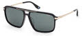 BMW BW0059-H Shiny Black (01N) Sunglasses - Color Image