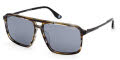 BMW BW0059-H Shiny Light Brown (45C) Sunglasses - Color Image