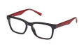 Timberland TB1832 Shiny Black / Matte Dark Red (001) Eyeglasses - Color Image