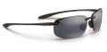 Maui Jim Ho'okipa Alternate Fit-407N Gloss Black / Neutral Grey PolarizedPlus2 Lens (407N-02) Sunglasses - Color Image