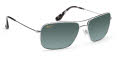 Maui Jim Wiki Wiki-246 Silver / Neutral Grey PolarizedPlus2 Lens (GS246-17) Sunglasses - Color Image