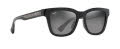 Maui Jim Hanohano Shiny Black w/Trans Light Grey/Neutral Grey (GS644-14A) Sunglasses - Color Image