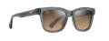 Maui Jim Hanohano Shiny Trans Dark Grey/HCL Bronze (HS644-14) Sunglasses - Color Image