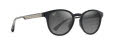Maui Jim Hiehie Shiny Black w/Trans Light Grey/Neutral Grey (GS636-14) Sunglasses - Color Image
