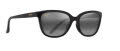 Maui Jim Honi-758 Shiny Black / Neutral Grey (758-02) Sunglasses - Color Image