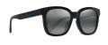 Maui Jim Honua AF Matte Black w/Gradient Effect / Neutral Grey (653-02A) Sunglasses - Color Image