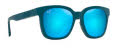 Maui Jim Honua AF Matte Petrol Blue / Blue Hawaii (B653-03) Sunglasses - Color Image