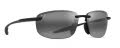 Maui Jim Hookipa Ultra Matte Black / Neutral Grey (676-02) Sunglasses - Color Image