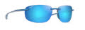 Maui Jim Hookipa Ultra Metal Matte Blue / Blue Hawaii (B676-03) Sunglasses - Color Image