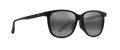Maui Jim Ilikea AF Matte Black / Neutral Grey (650-02) Sunglasses - Color Image