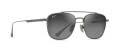 Maui Jim Kahana Shiny Dark Ruthenium / Neutral Grey (GS640-17) Sunglasses - Color Image