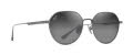 Maui Jim Kaulana AF Shiny Dark Ruthenium / Neutral Grey (GS627-17) Sunglasses - Color Image