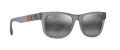 Maui Jim Kaulike Matte Transparent Grey / Neutral Grey (687-14) Sunglasses - Color Image
