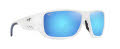 Maui Jim Keha Matte White / Blue Hawaii (B663-05) Sunglasses - Color Image