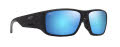 Maui Jim Keha AF Matte Black / Blue Hawaii (B664-02) Sunglasses - Color Image