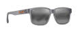 Maui Jim Kuniahi AF Matte Transparent Grey / Neutral Grey (688-14) Sunglasses - Color Image