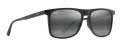 Maui Jim Makamae Matte Black (619-02) Sunglasses - Color Image